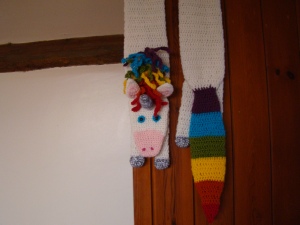unicorn scarf design sketch doodle pink rainbow cute kawii magical fantasy scarf accessories